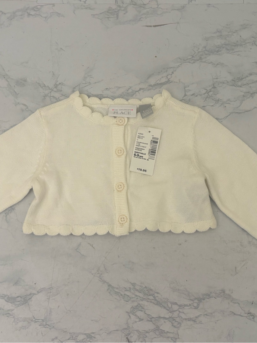 Carter's Girls Jacket Hoodie Light Pink Zip Up Soft Ruffle Jacket 3M Lot Of 5 - Picture 4 of 7